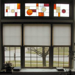 Stained Glass Overlay provides privacy while still allowing the transmission of light. The product is lightweight, seamless, air tight, water tight, and contains ultraviolet inhibitors to protect from fading.